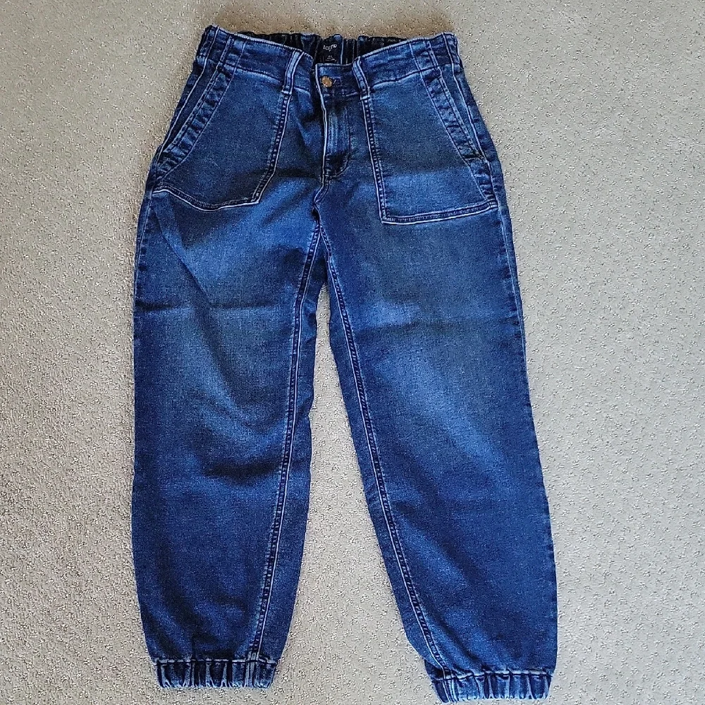 J. Crew Indigo Denim Joggers - Picture 1 of 3